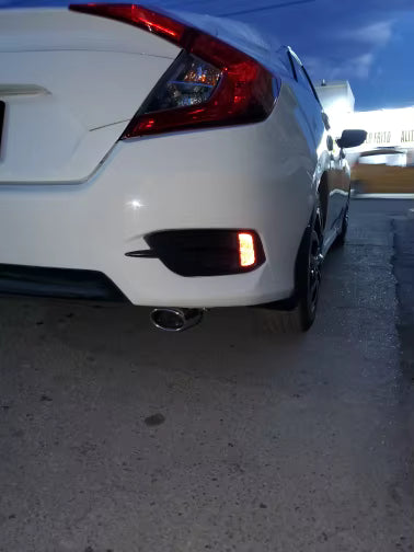 Honda Civic 10th Gen Muffler Tailpipe Tip Stainless Steel