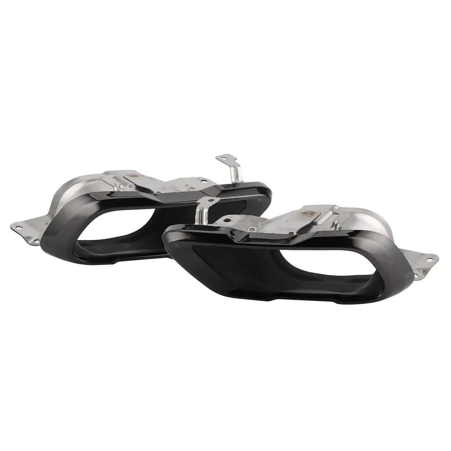 Black Exhaust Muffler Tips Fit for X5 G05 Revix