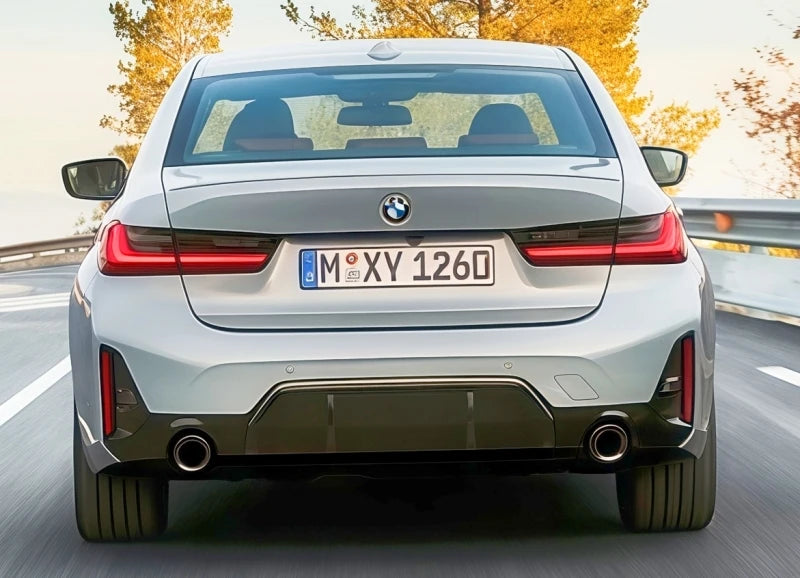 For BMW 320d 330i 330e Exhaust Tailpipe cover G20 G21 Muffler Tip Nozzle Black Exhaust Head Revix