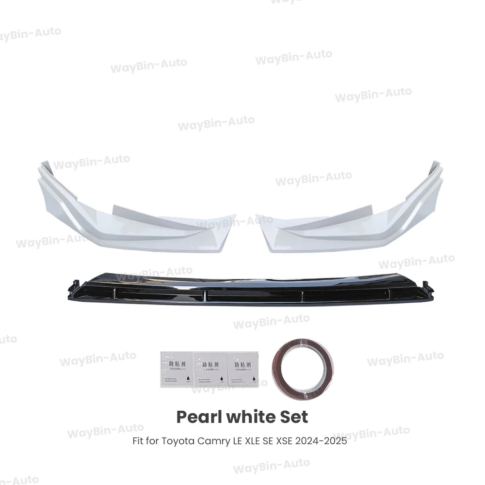 For Toyota Camry LE XLE SE XSE 2024-2025 Front Bumper Lip Rear Diffuser Side Spillter Spoiler Camry 2023 2024 Body Tuning Revix