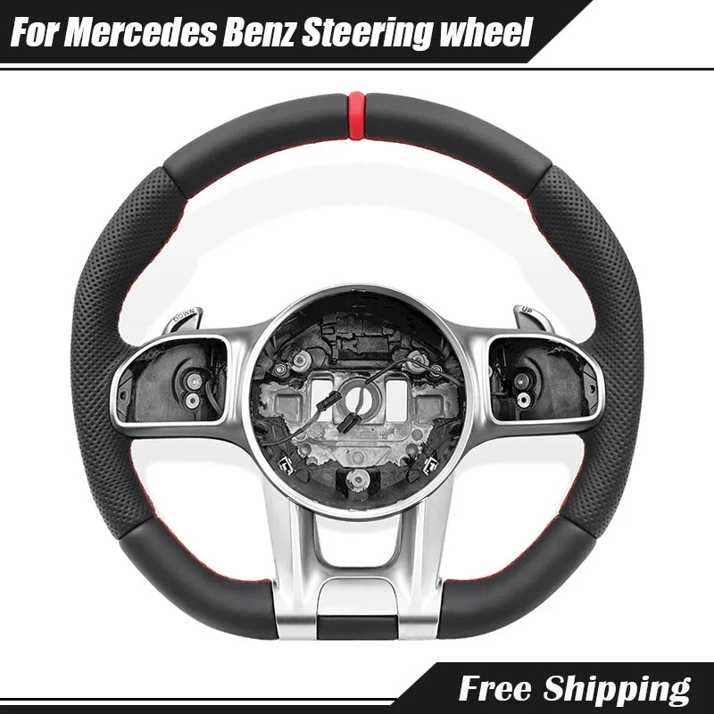 Luxury LED Carbon Fiber Steering Wheel Fits AMG & Multiple Models Revix
