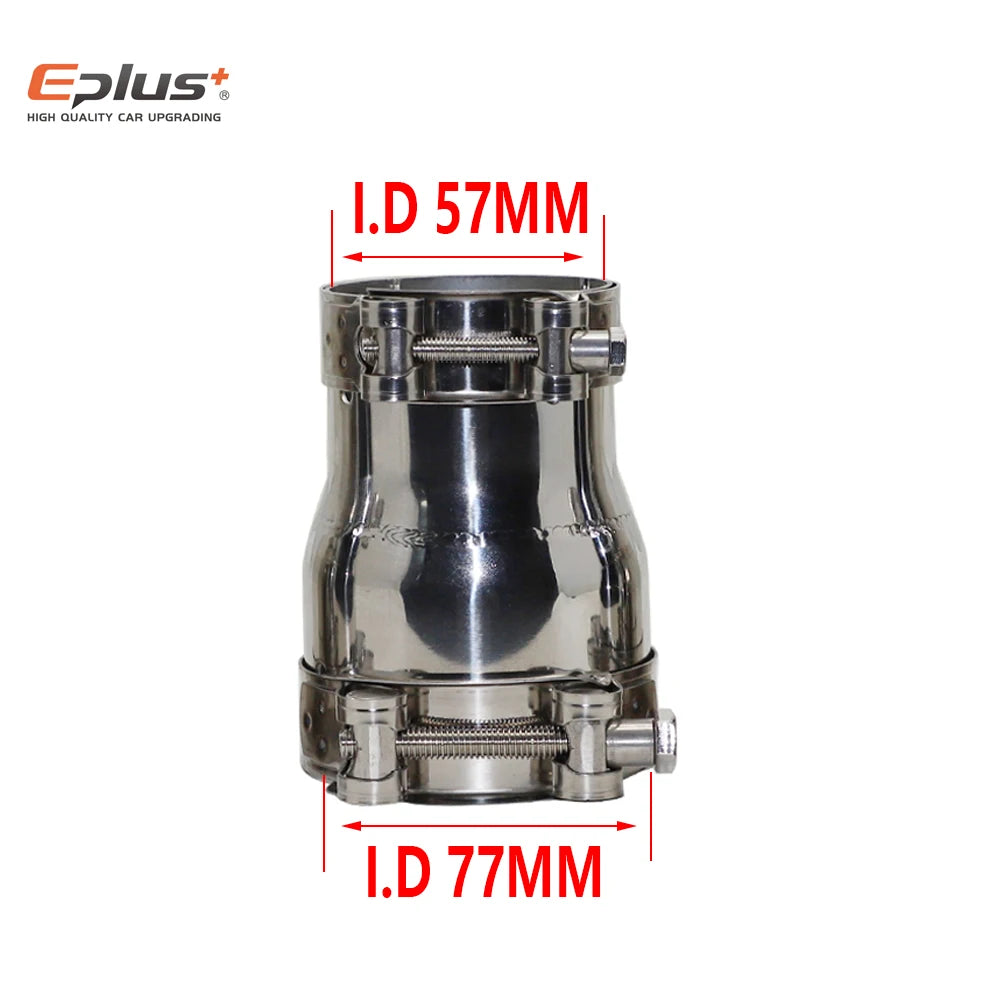 Universal Stainless Steel Exhaust Adapters Various izes (54mm–77mm)