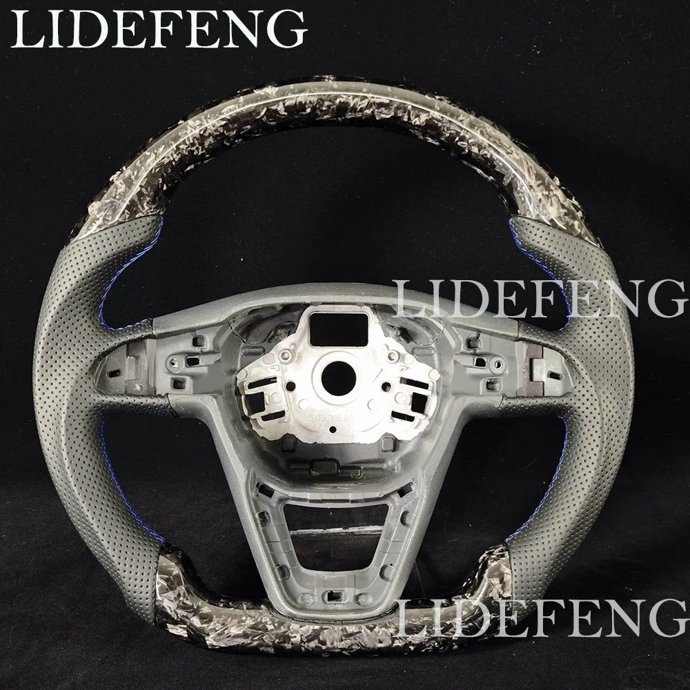 LED RPM Steering Wheel Fit For Seat Leon FR Cupra 5F Ibiza 6F Arona Ateca Leon ST Alhambra 2014~2019 Customized Steering Wheel Revix