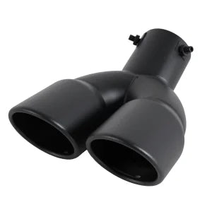 Universal 63mm Car Muffler Exhaust Tip Tail Pipe Stainless Steel Car Rear Tail Throat Car Accessories Revix