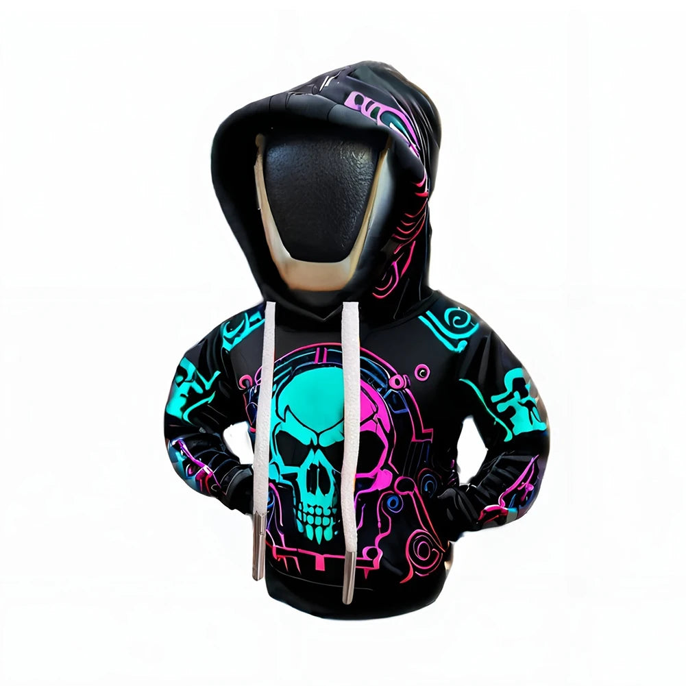 Skull Gear Shift Hoodie – Car Interior Cover Revix