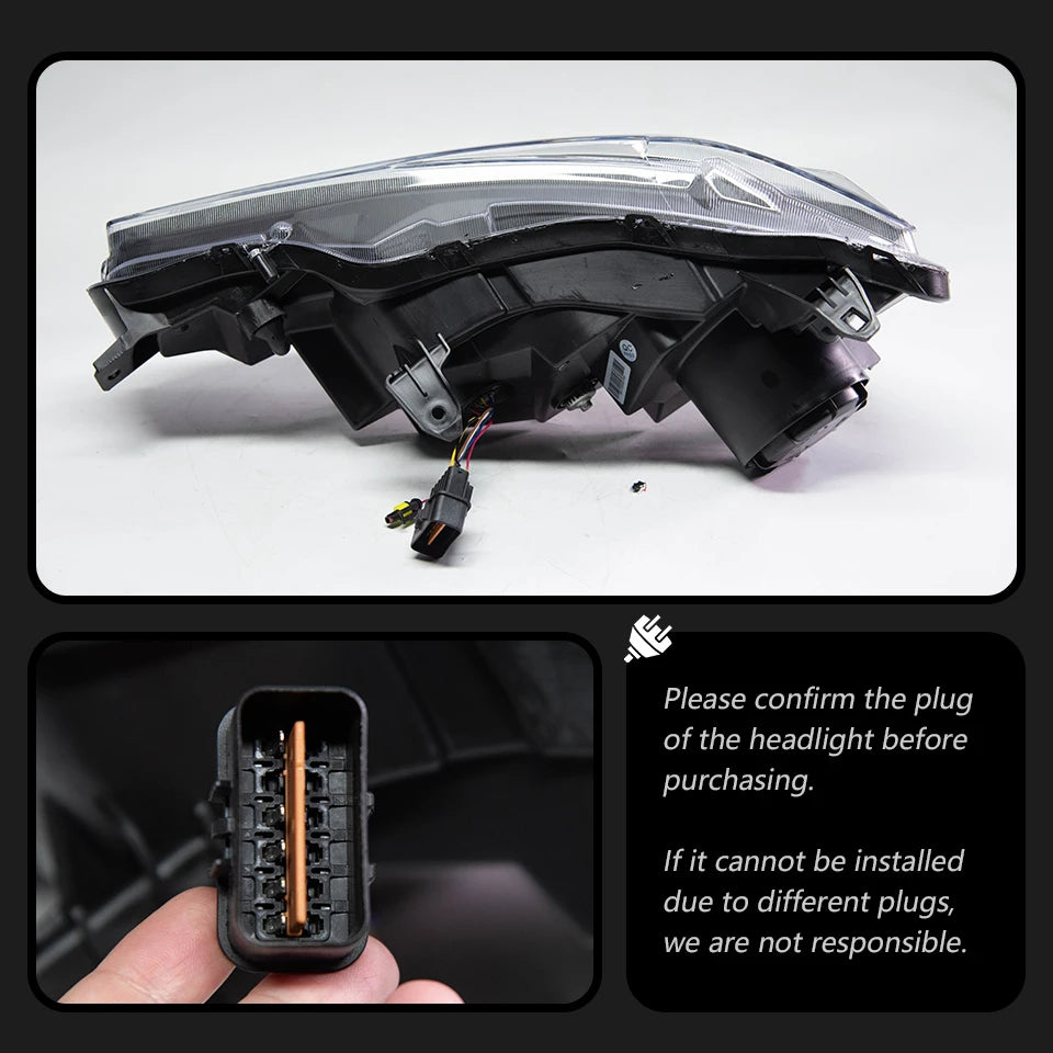 Mitsubishi Lancer LED Tuning Headlights with DRL (2008–2018)