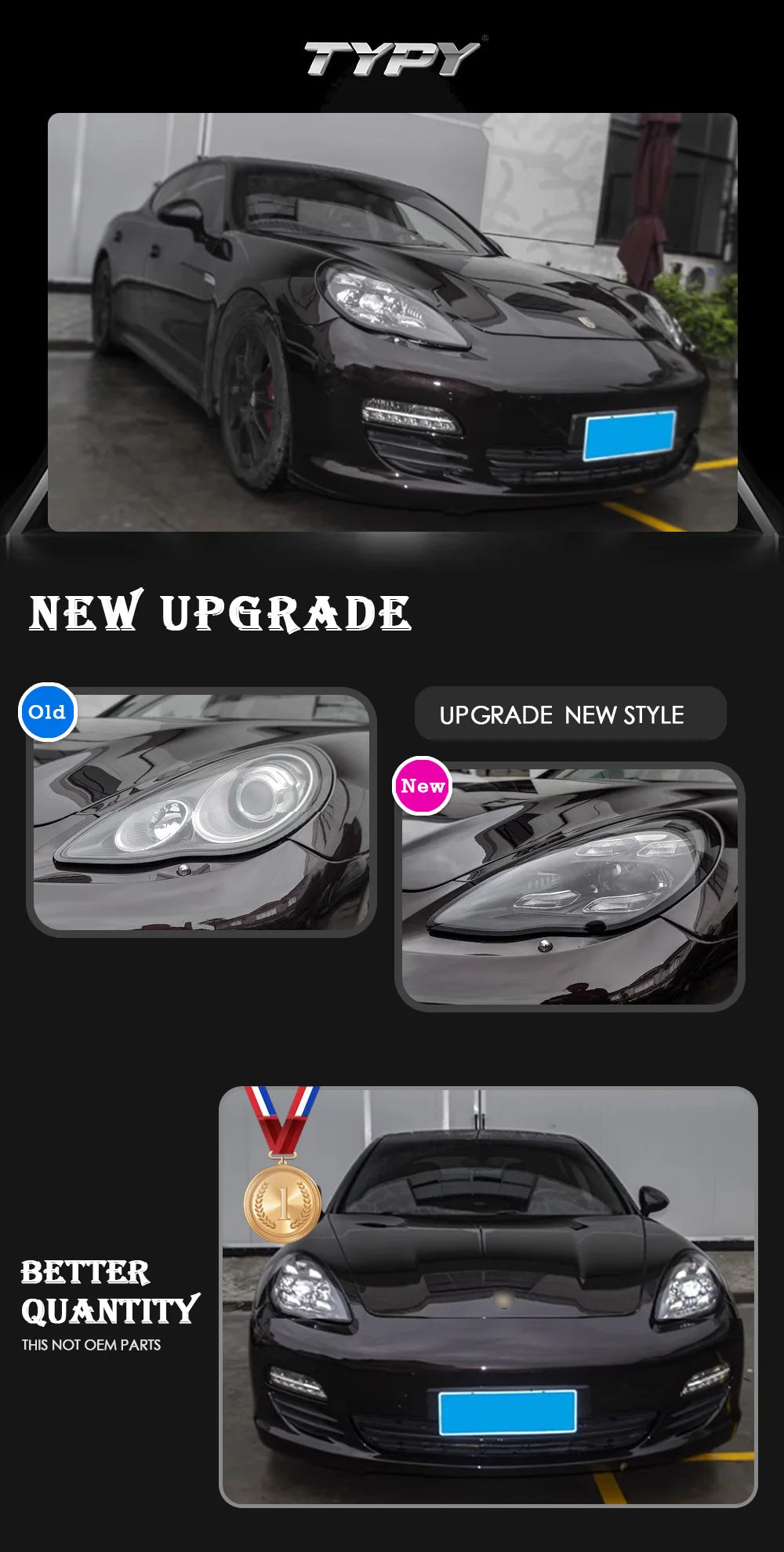 Porsche Panamera 970 Tuning LED Headlights (2010–2013)
