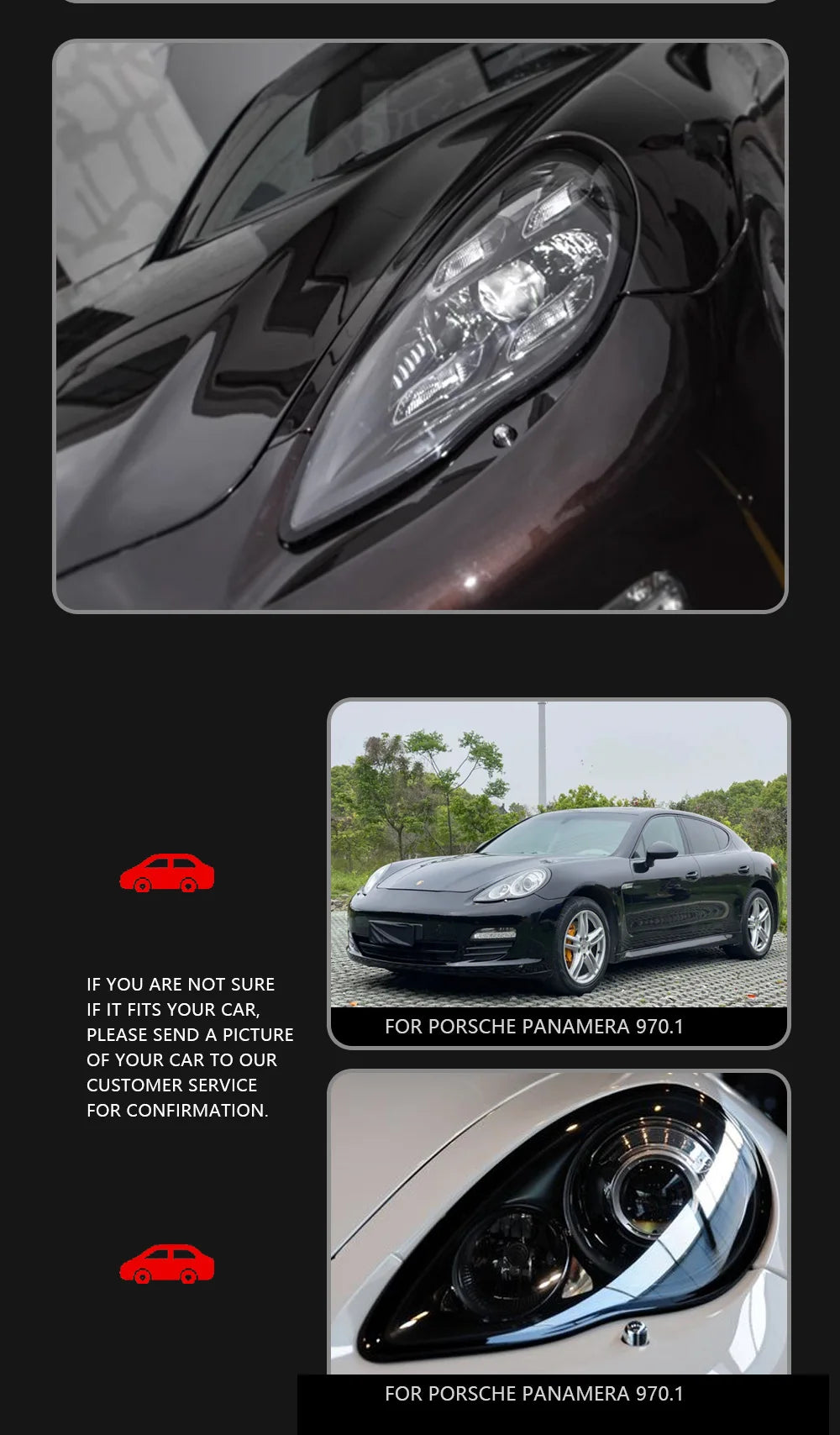 Porsche Panamera 970 Tuning LED Headlights (2010–2013)