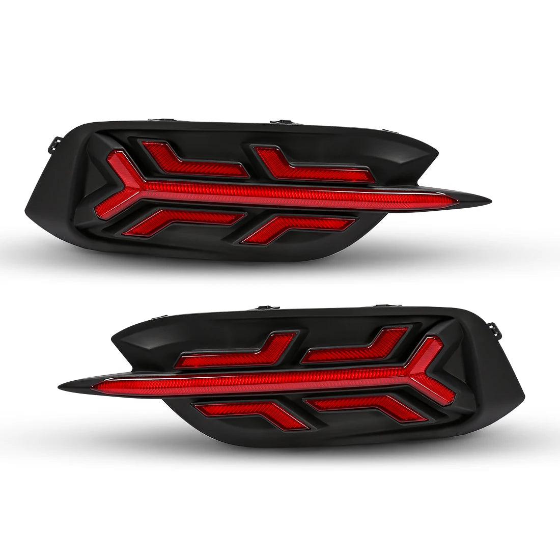 For Honda Civic 2016 2017 2018 2019 2020 LED Rear Bumper Reflector Light Brake Running Dynamic Turn Signal Car Accessories 12V Revix