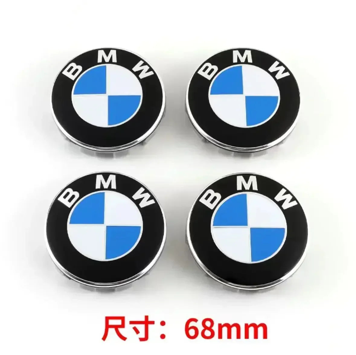 4Pcs 56mm 68mm BMW Wheel Hub Caps