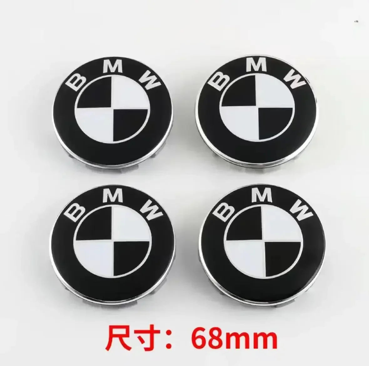 4Pcs 56mm 68mm BMW Wheel Hub Caps