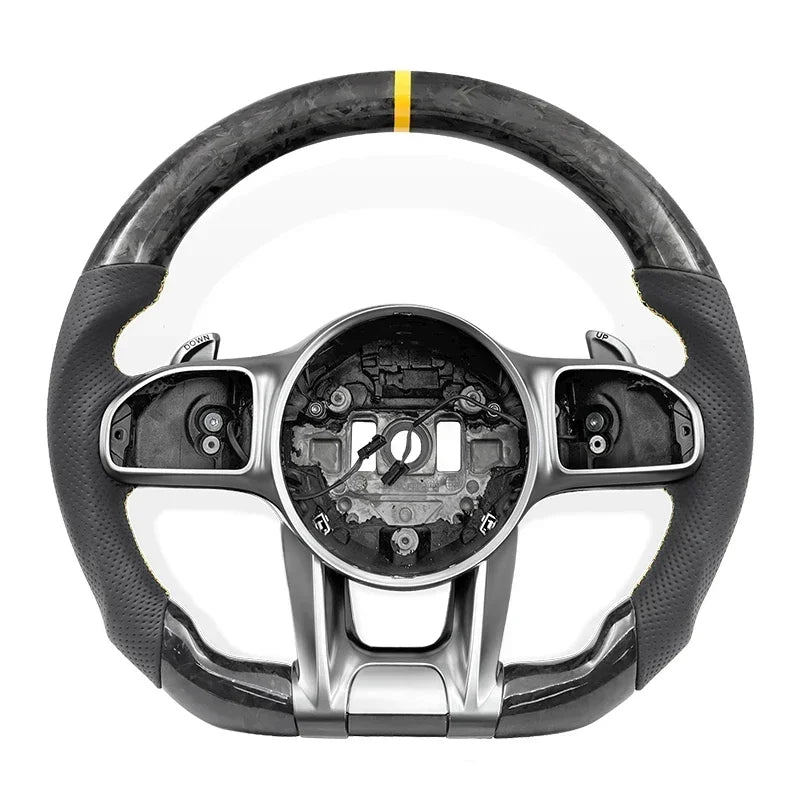 Luxury LED Carbon Fiber Steering Wheel Fits AMG & Multiple Models Revix