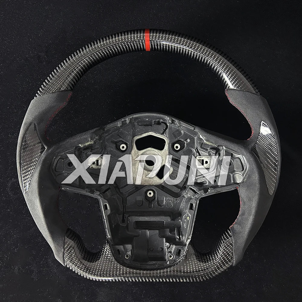 Customized LED RPM Steering Wheel For Toyota Supra A90 A91 2019-2024 Model Carbon Fiber Racing Wheel Revix