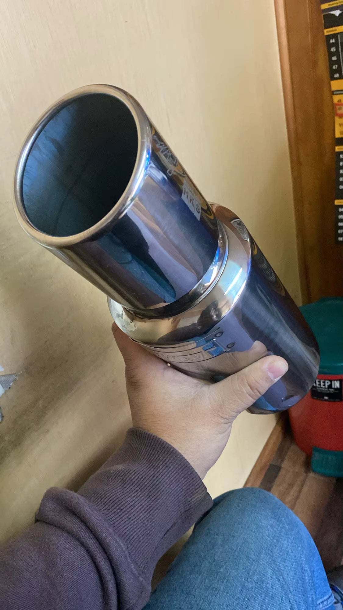 Car & Motorcycle Universal Exhaust Tip – Stainless Steel Silencer 51/57/63mm to 89mm