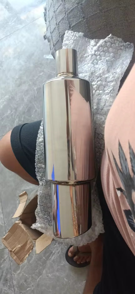 Car & Motorcycle Universal Exhaust Tip – Stainless Steel Silencer 51/57/63mm to 89mm