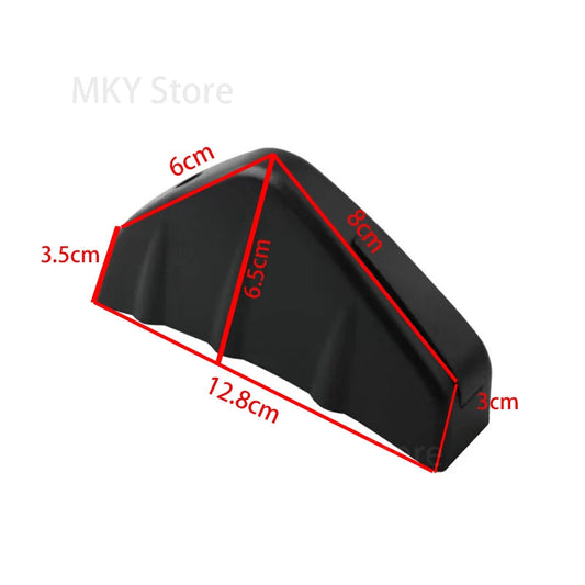 4PCS Universal Car Rear Bumper Diffuser Lip Spoiler Shark Fin Spliter Spoiler Chassis Protector Cover Kit Bumper Deflector Revix