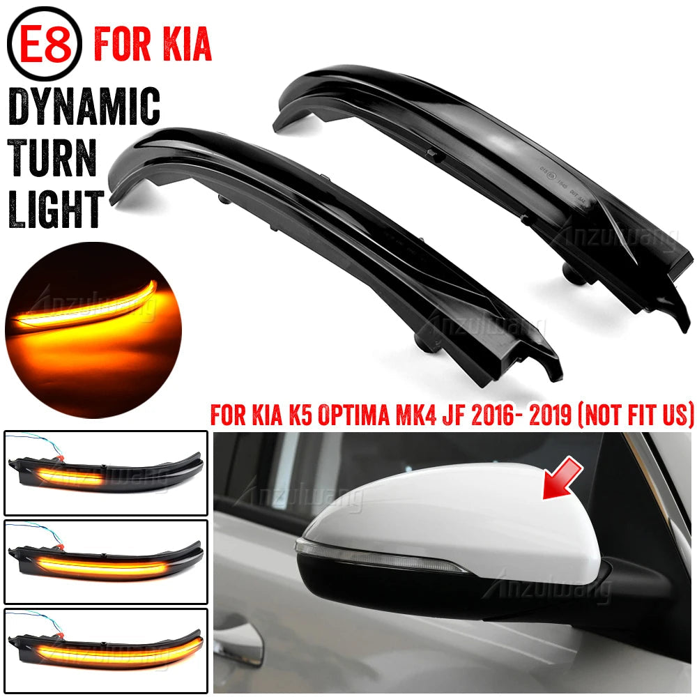 Dynamic LED Side Mirror Turn Signal – Kia K5 Optima 2016-2020 Revix