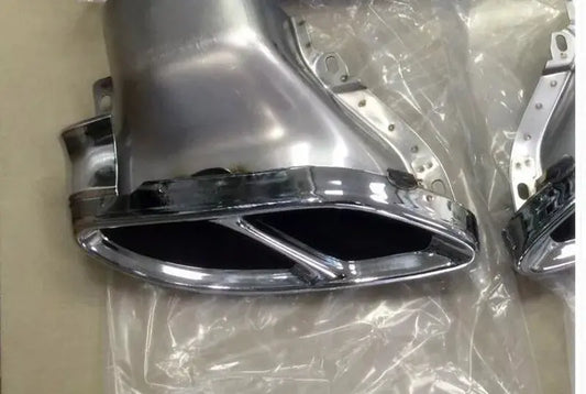 exhaust pipes tail tips FIT FOR 2015 2016 2017 W205 C180/C200/C250/C300/C450 AMG pipes Exhaust Tips/Tail Tips AMG Rear Lip Revix