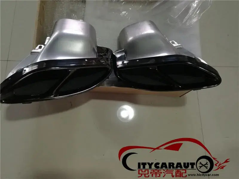 exhaust pipes tail tips FIT FOR 2015 2016 2017 W205 C180/C200/C250/C300/C450 AMG pipes Exhaust Tips/Tail Tips AMG Rear Lip Revix