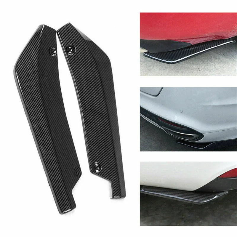 Rear Bumper Lip Diffuser For Kia Optima K5 Carbon Fiber Look Revix