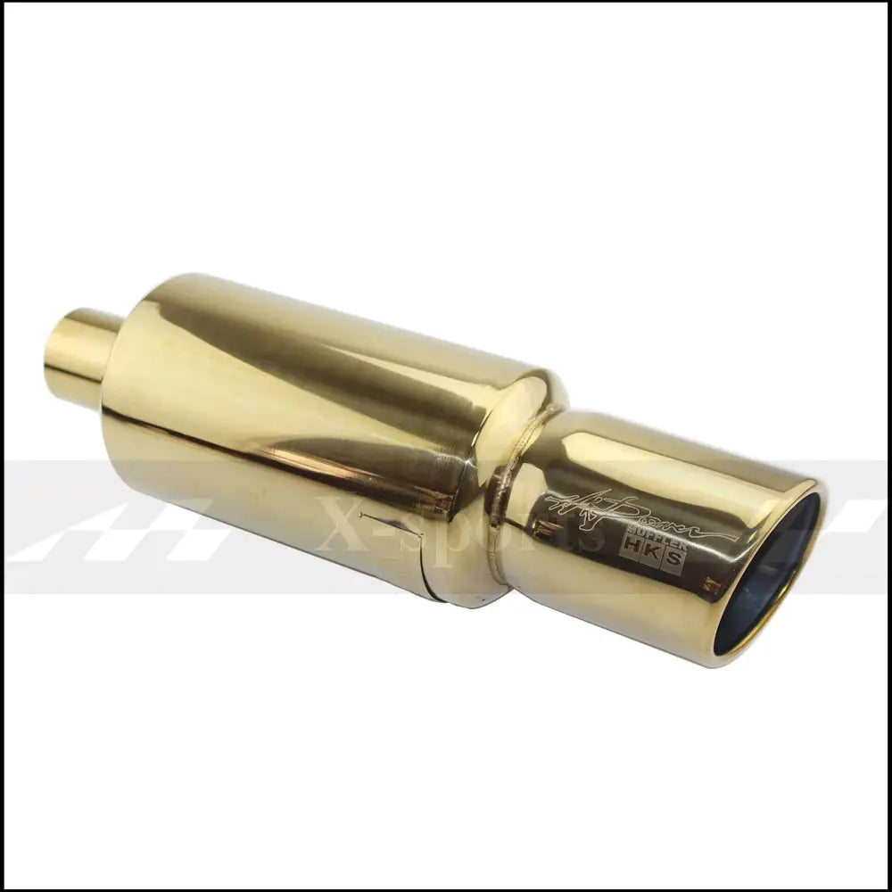 Car Motorbike Exhaust System Exhaust Pipe Muffler Tip Universal Stainless Steel ID 51MM 57MM 63MM Outlet 89mm Silencer Tail Pipe Revix