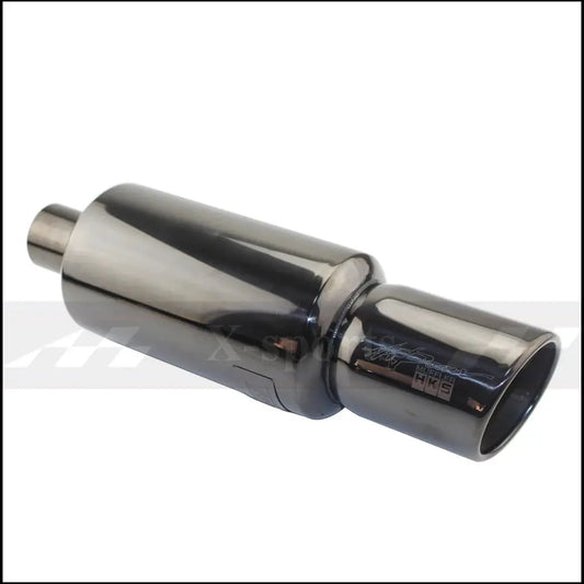 Car Motorbike Exhaust System Exhaust Pipe Muffler Tip Universal Stainless Steel ID 51MM 57MM 63MM Outlet 89mm Silencer Tail Pipe Revix