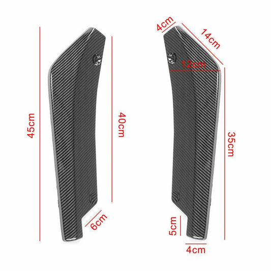 Rear Bumper Lip Diffuser For Kia Optima K5 Carbon Fiber Look Revix