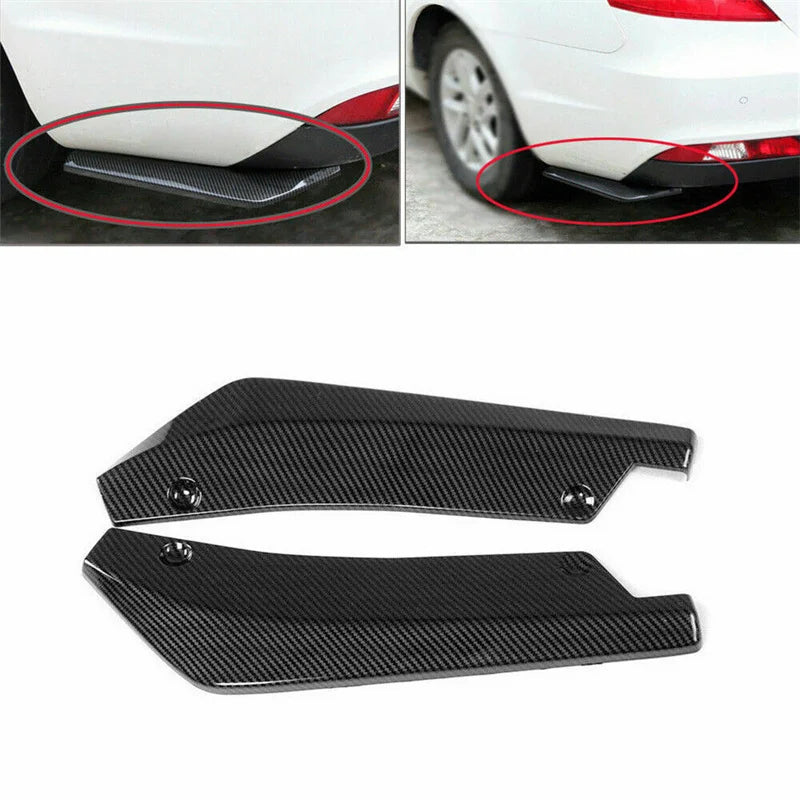 Rear Bumper Lip Diffuser For Kia Optima K5 Carbon Fiber Look Revix