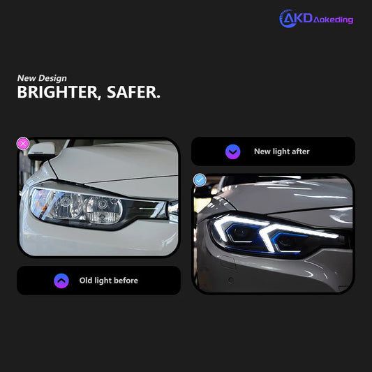 BMW F30/F31 LED Projector Headlights (2012–2018)