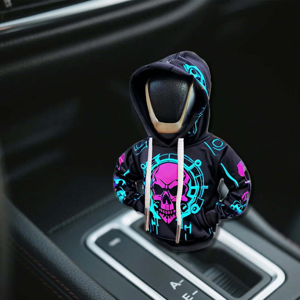 Skull Gear Shift Hoodie – Car Interior Cover Revix