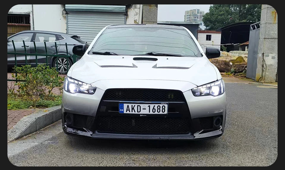 Mitsubishi Lancer LED Tuning Headlights with DRL (2008–2018)