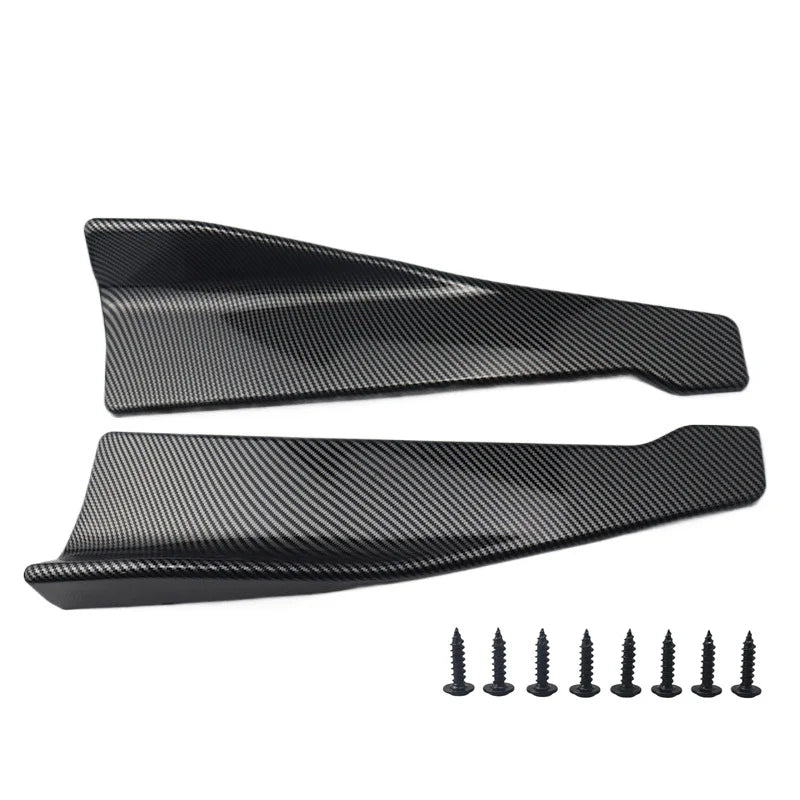Universal Car Front Rear Bumper Strip Lip Spoiler Diffuser Splitter Scratch Protector 48CM Length For Audi BMW HONDA Revix