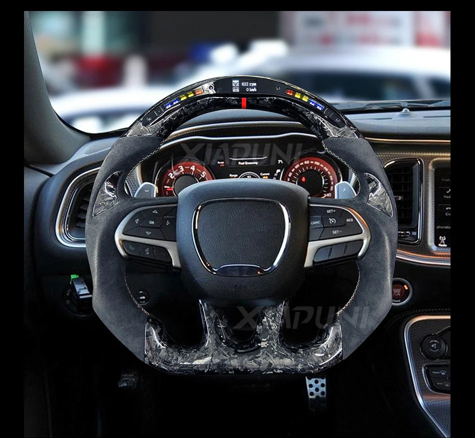 Racing LED Steering Wheel Fit For Dodge Challenger SRT 2015-2024 Revix