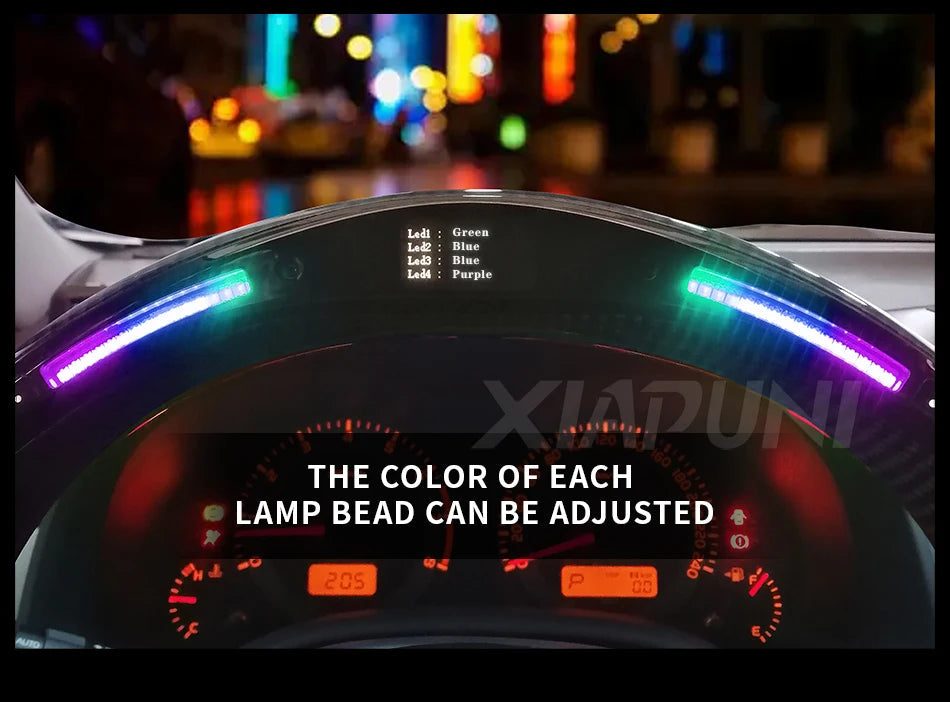 Customized LED RPM Steering Wheel For Toyota Supra A90 A91 2019-2024 Model Carbon Fiber Racing Wheel Revix