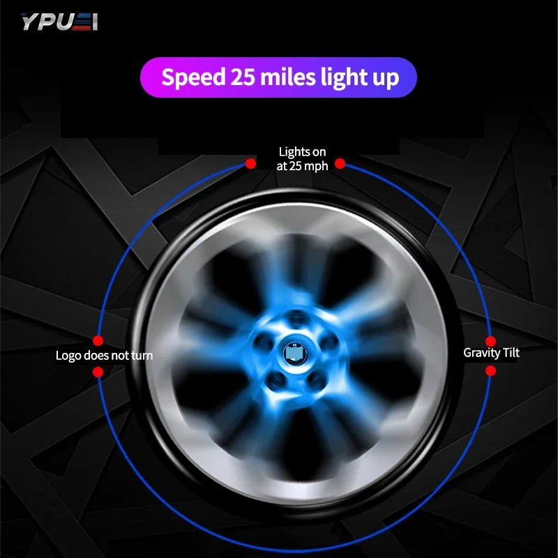 LED Wheel Caps with Floating Illumination For for Mercedes-Benz A CLASS B CLASS C 75mm Revix