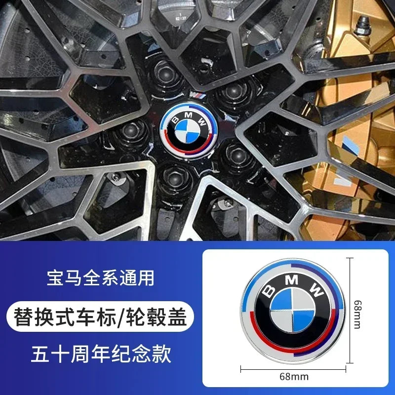 4Pcs 56mm 68mm BMW Wheel Hub Caps