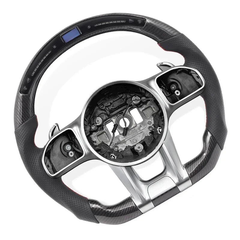 Luxury LED Carbon Fiber Steering Wheel Fits AMG & Multiple Models Revix