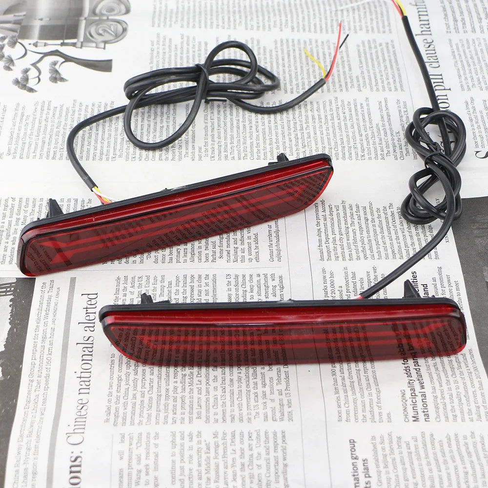 Car Flashing 2Pcs Led Brake Lights Rear Bumper Lamp Reflector Tail Lamp for Suzuki Ertiga Ciaz Vitara S-Cross SX4 Splash Revix