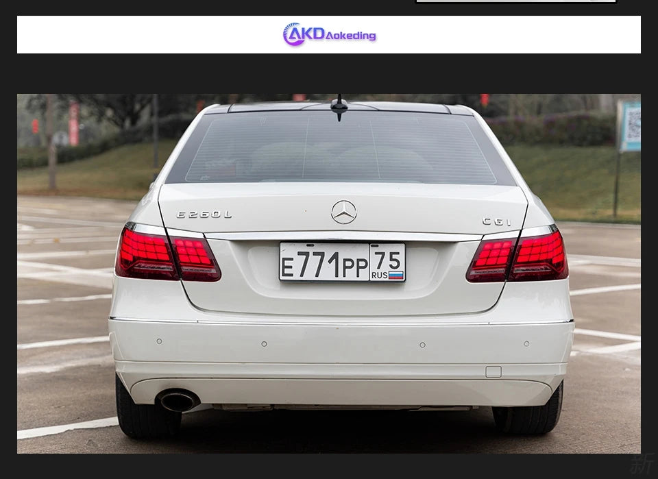 Mercedes E-Class W212 LED Tail Light Upgrade