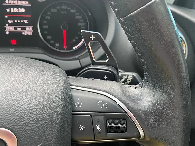 Steering Wheel Paddle Shifter for Audi A3 S3 8V A4 S4 A5 S5 B8.5 A6 S6 A7 S7 C7 Q5 Q7 2013 2014 2015 2016 Revix