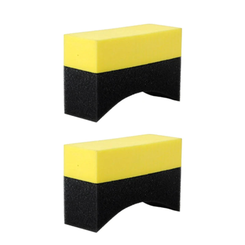 Car Tire Cleaning Sponge Auto Wheel Microfiber Suction Sponge Brush Set for Cars Wheels Tyre Clean Polishing Detail Brushes Tool Revix