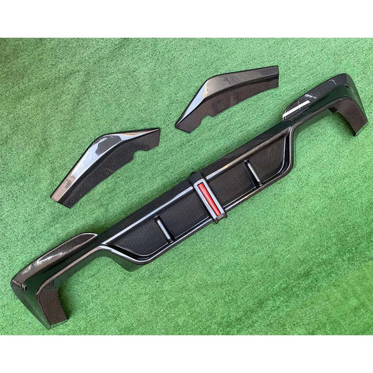 For BMW X3 G01 2019+ Carbon Fiber Diffuser Back lip Car Rear Bumper Diffuser Revix