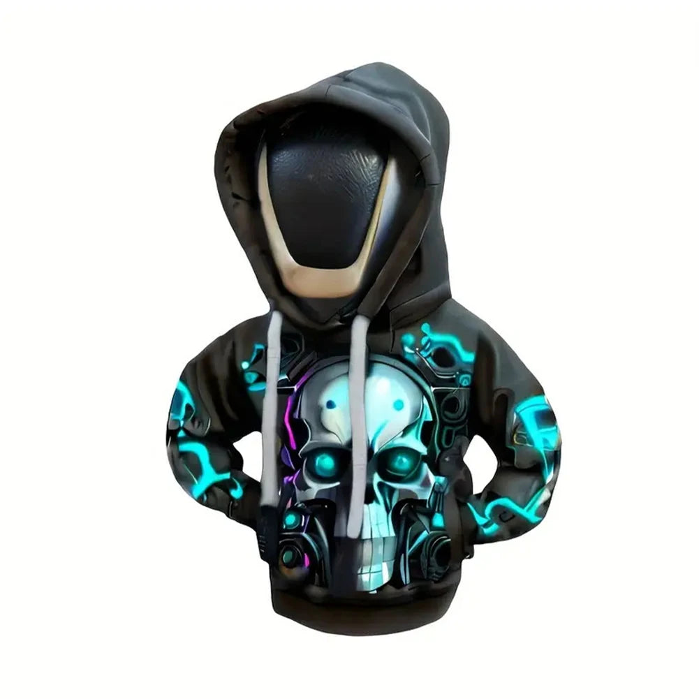 Skull Gear Shift Hoodie – Car Interior Cover Revix