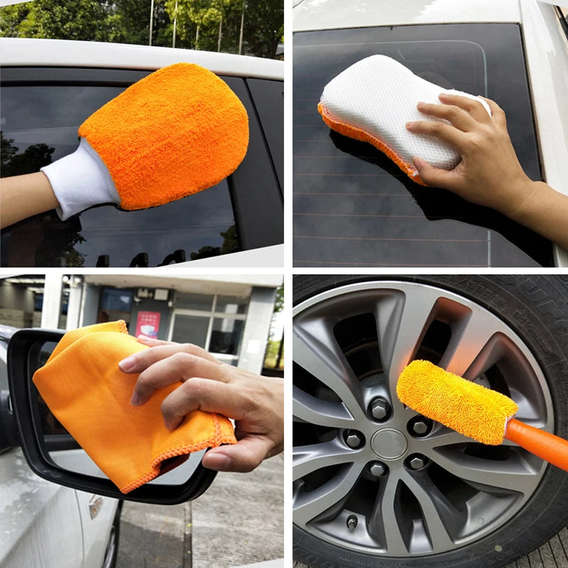9pcs Set Car Wash Cleaning Revix