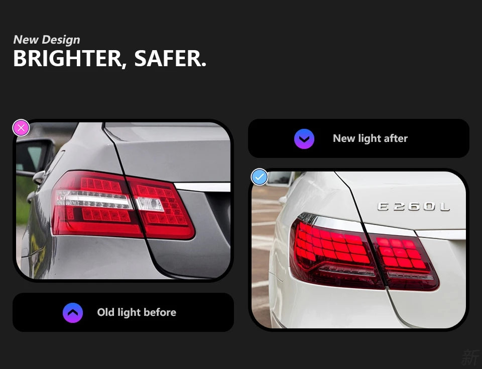 Mercedes E-Class W212 LED Tail Light Upgrade