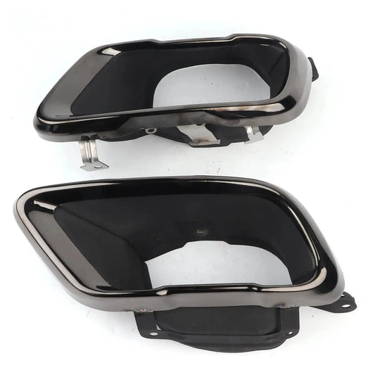 Black Exhaust Muffler Tips Fit for X5 G05 Revix