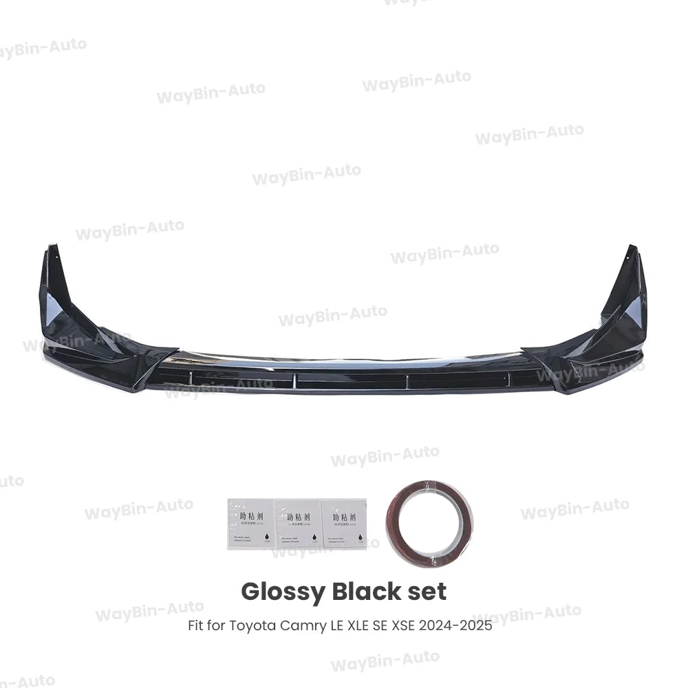 For Toyota Camry LE XLE SE XSE 2024-2025 Front Bumper Lip Rear Diffuser Side Spillter Spoiler Camry 2023 2024 Body Tuning Revix