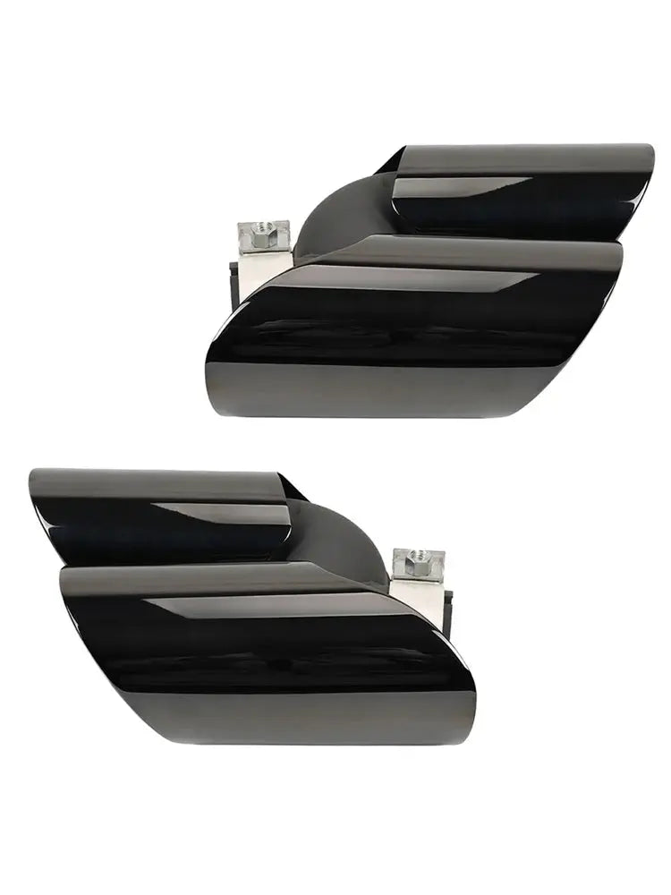 Car Exhaust Pipe Muffler Tail Tip Exhaust System Pipe Auto Tail Air Outlet Vent Body Kit For Porsche Macan 2019-2021 CR2038 Revix