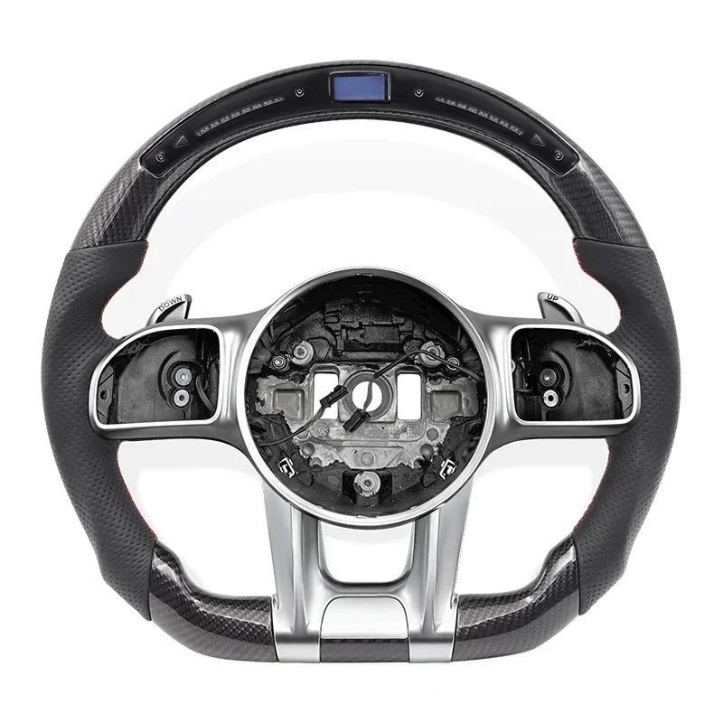Luxury LED Carbon Fiber Steering Wheel Fits AMG & Multiple Models Revix