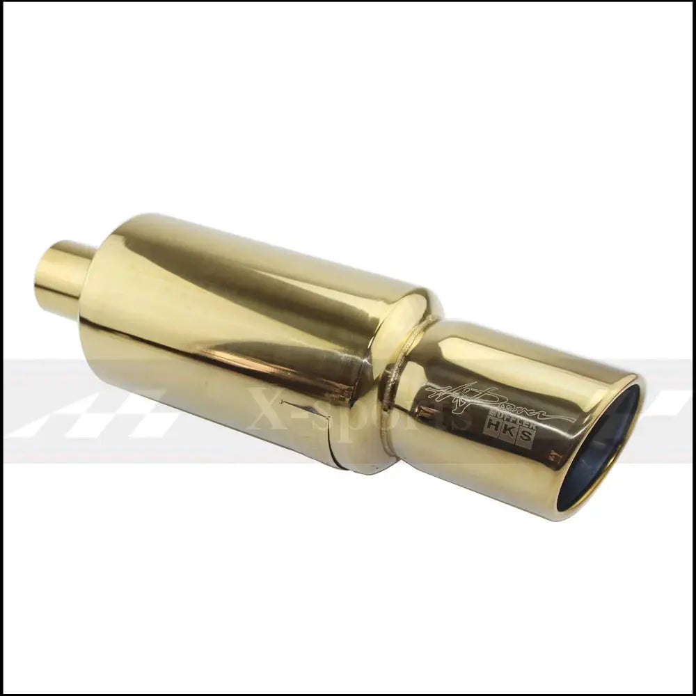 Car Motorbike Exhaust System Exhaust Pipe Muffler Tip Universal Stainless Steel ID 51MM 57MM 63MM Outlet 89mm Silencer Tail Pipe Revix